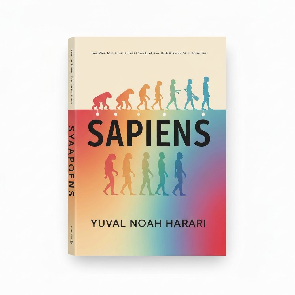 Cover of Sapiens by Yuval Noah Harari